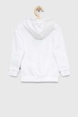 Дитяча кофта Puma ESS Logo Hoodie TR G колір білий з капюшоном з принтом