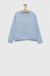 Дитяча бавовняна кофта Pepe Jeans Rose з принтом колір блакитний