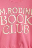 Дитяча бавовняна кофта Mini Rodini колір рожевий з аплікацією (3051493)
