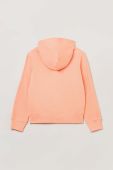 Дитяча бавовняна кофта OVS колір рожевий з капюшоном однотонна (3043124)