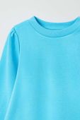 Дитяча бавовняна кофта OVS однотонна колір блакитний (3043174)
