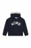 Дитяча кофта Michael Kors колір синій з капюшоном з принтом (3057476)