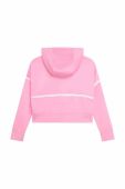 Дитяча кофта Karl Lagerfeld колір рожевий з капюшоном однотонна (3063698)