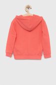 Дитяча кофта Roxy колір помаранчевий з капюшоном з принтом (3022086)