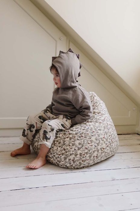 Дитяча бавовняна кофта Konges Sl?jd колір зелений з капюшоном з аплікацією