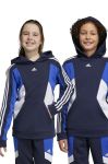 Дитяча кофта adidas U 3S CB HOODIE колір синій з капюшоном візерунок (2934497)