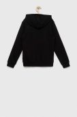 Дитяча кофта Puma ESS Small Logo Hoodie TR B колір чорний з капюшоном з принтом