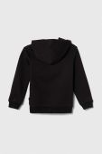 Дитяча кофта Puma ESS+ 2 Col Big Logo Hoodie FL B колір чорний з капюшоном з принтом (3537063)