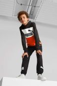 Дитяча кофта Puma ESS Colorblock Hoodie TR B колір чорний з капюшоном візерунок (3038148)