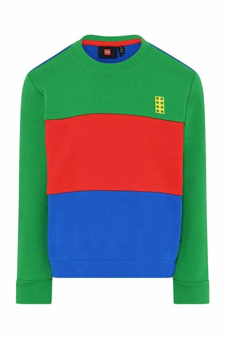 Дитяча кофта Lego колір зелений візерунок