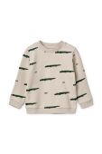 Дитяча бавовняна кофта Liewood колір бежевий візерунок (3278937)
