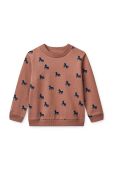 Дитяча бавовняна кофта Liewood колір бежевий візерунок (3278907)