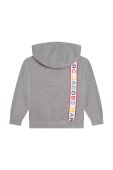 Дитяча кофта Marc Jacobs колір сірий з капюшоном з принтом (3202454)