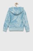 Дитяча кофта Vans MARBLE PO BLUE GLOW з капюшоном візерунок колір блакитний (3215337)