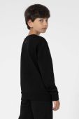 Дитяча кофта 4F колір чорний з принтом (3105489)