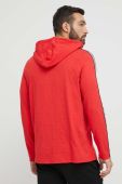 Кофта лаунж Michael Kors колір червоний з капюшоном з принтом