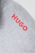 Кофта HUGO чоловіча колір сірий однотонна