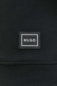 Кофта HUGO чоловіча колір чорний з аплікацією (2882574)
