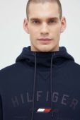 Кофта Tommy Hilfiger чоловіча колір синій з капюшоном візерунок (3073418)