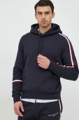 Кофта Tommy Hilfiger чоловіча колір синій з капюшоном з аплікацією (2870245)