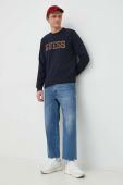 Кофта Guess чоловіча колір синій з принтом (2890306)
