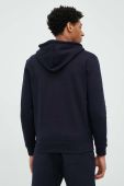 Кофта Guess чоловіча колір синій з капюшоном меланж