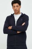 Кофта Guess чоловіча колір синій з капюшоном меланж
