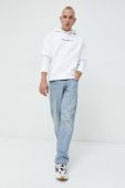 Кофта Tommy Jeans чоловіча колір білий з капюшоном з аплікацією (2826975)