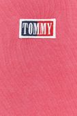 Бавовняна кофта Tommy Jeans чоловіча колір рожевий з аплікацією