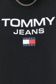 Бавовняна кофта Tommy Jeans чоловіча колір чорний з принтом (2826981)