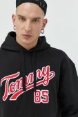 Кофта Tommy Jeans чоловіча колір чорний з капюшоном з аплікацією (2873733)