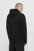 Бавовняна кофта Tommy Jeans чоловіча колір чорний з капюшоном з аплікацією (2890345)