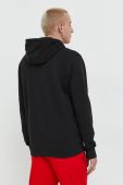 Бавовняна кофта Tommy Jeans чоловіча колір чорний з капюшоном з принтом (2827033)