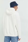 Кофта Tommy Jeans чоловіча колір бежевий з капюшоном з аплікацією (2935986)
