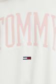 Кофта Tommy Jeans чоловіча колір бежевий з капюшоном з аплікацією (2935986)
