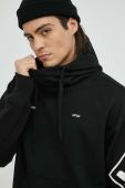 Кофта G-Star Raw чоловіча колір чорний з капюшоном з принтом (2812606)