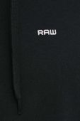 Кофта G-Star Raw чоловіча колір чорний з капюшоном з принтом (2812606)