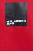 Кофта Karl Lagerfeld Jeans чоловіча колір червоний з принтом