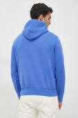 Кофта Polo Ralph Lauren чоловіча з капюшоном однотонна колір блакитний (2862226)
