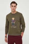 Кофта Polo Ralph Lauren чоловіча колір зелений з принтом (3412267)