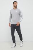 Бавовняна кофта adidas чоловіча колір сірий меланж (2995544)