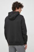 Кофта Michael Kors чоловіча колір чорний з капюшоном однотонна