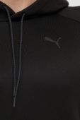 Кофта Puma чоловіча колір чорний з капюшоном однотонна (3190673)