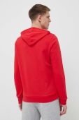 Кофта Reebok чоловіча колір червоний з капюшоном однотонна