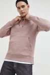 Кофта Jack & Jones JJESTAR чоловіча колір рожевий з капюшоном однотонна