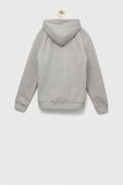 Кофта adidas чоловіча колір сірий з капюшоном меланж (3257552)