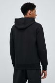 Кофта adidas чоловіча колір чорний з капюшоном з принтом (3112216)