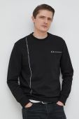 Кофта Armani Exchange чоловіча колір чорний візерунок