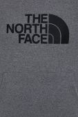 Кофта The North Face чоловіча колір сірий з капюшоном з аплікацією NF00A0TEGVD1-GVD1
