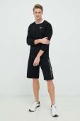Кофта EA7 Emporio Armani чоловіча колір чорний з принтом (2887160)